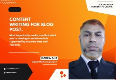 Your SEO website content writer or blog and article writer