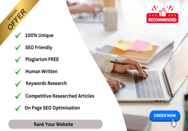 I will write 15 SEO Articles 1000 words content writing on any topic