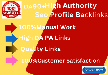 Make High Quality links DA PA 90+ Website Get High Ranking