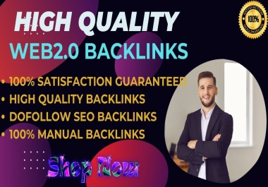 I will create 50 Web2.0 SEO Backlinks On High DA Website