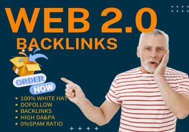 200 web 2.0 Backlinks High Authority Permanent Contextual White Hat SEO Link Building