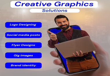 I will design logo,  flyer and social media posts