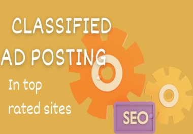 I will post 100 ads in top classified sites