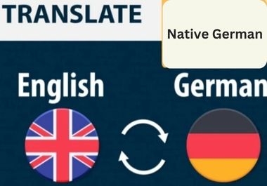 I will manually translate English to German,  German to English