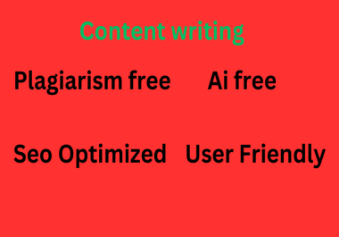 I will write blogposts and article for your work