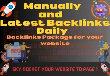 Get High-Quality 100 Manual Backlinks for Your Website Daily