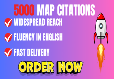 I Will Complete 5000 Google My Maps Citations For You