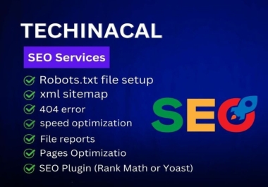 I will set up rank math for XML sitemap,  404 error and robots txt