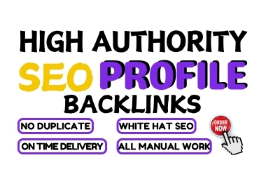 Boost Rankings 100 High-Quality Profile Backlinks for Your Website