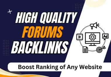 SUPER STRONG 1000 Forum Profile Backlinks to Boost You Website SEO