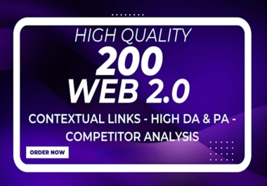 I will Build 200 powerful Web2.0 Backlinks to Boost Your Website