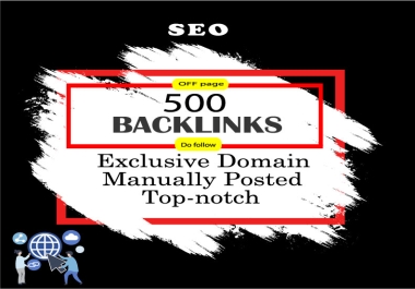 Boost your SEO with 500 unique domain backlinks through my Off-Page services