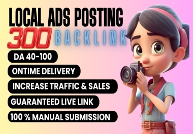 Affordable and effective classified Local Ads Posting service for Business growth with 100 backlinks