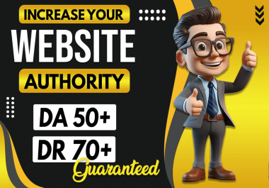 I will increase domain rating ahrefs DR domain authority moz da majestic tf