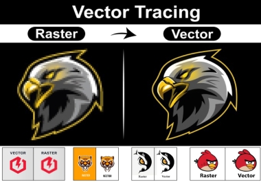 Get Professional Vector Tracing &ndash Convert Logo or Any File to AI,  SVG,  EPS in Just 10 Minutes