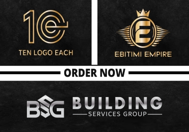 I will create a custom logo design for you