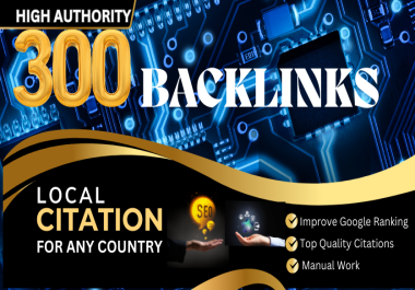 Increase Local Search Visibility with Professional 100 citation backlinks Citation