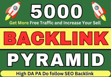 5000 SEO Backlinks Pyramid Dofollow Backlinks