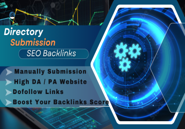 I'll Do 100 Premium Directory Submission Backlinks to Strengthen SEO