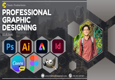 I will do elegant Graphic Designing of All Kind.