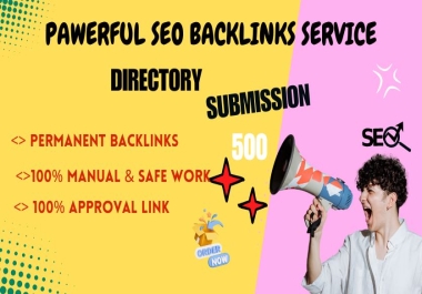 Attract Organic Traffic with Trusted 100 backlinks Directory Submission