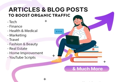 I will write high quality optimized 1500-word articles,  blog post for you within 24 hours