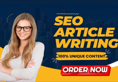 I will write a 200,300,  400 word blog or article for you within 6hours