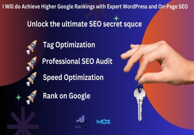 I Will do Achieve Higher Google Rankings with Expert WordPress and On-Page SEO