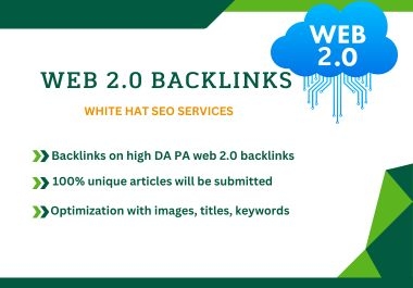 I will create web 2.0 contextual authority backlinks and highlight SEO Niche's relevant service.