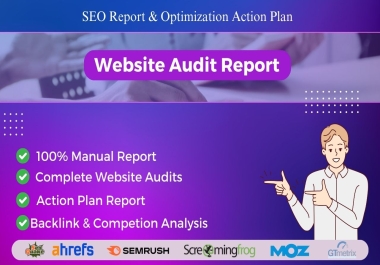 I will provide SEO audit,  action plan and on page optimization