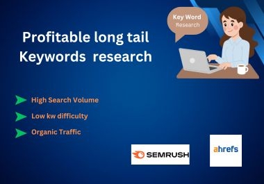 Affordable Long-Tail Keyword Research,  Competitor Analysis & Profitable Niche Insights