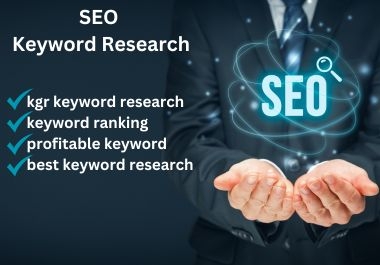 I will perform SEO keyword research and competitor analysis in your website