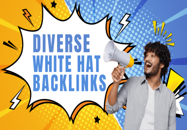 Handmade 50 Diverse White hat SEO Backlinks