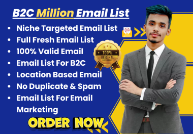 I will build for you Million USA business database b2c leads email list