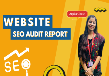 I will do website SEO audit report,  competitor analysis,  and keyword research