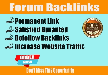 50 High DA Forum Backlinks To Boost Your Website Rank