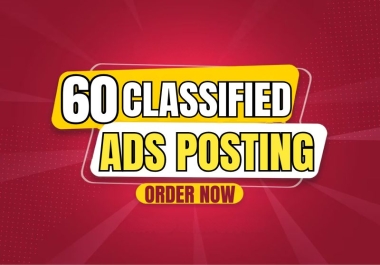 I will manually provide 50 Classified posting dofollow backlinks to high DA PA Websites