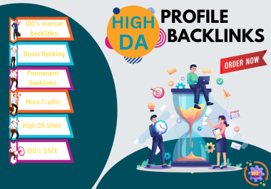 I will Create Manually Profile Backlinks High DA& PA SEO Link Building