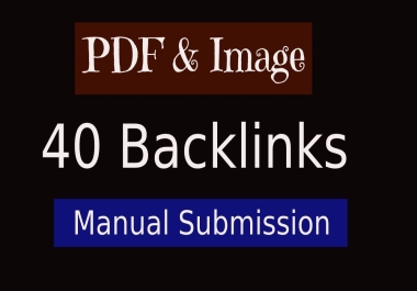 35 PDF And Image Submission Backlinks With Fast Indexing and Low Spam