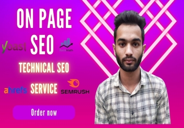 I will do on page SEO and optimise your website