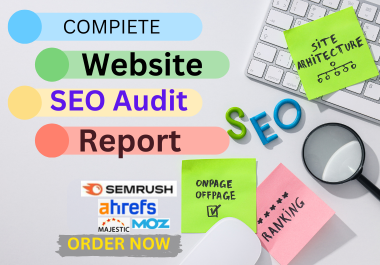 I will provide advanced website SEO audit report and competitor website analysis