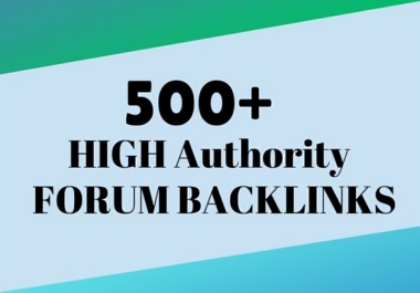 Create High Authority Forum Backlinks for your Website Growth.