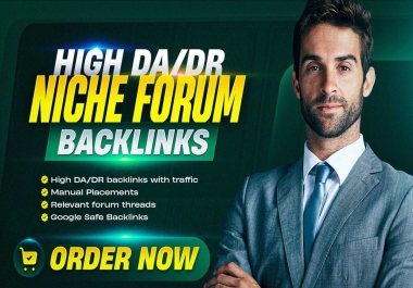 99+ High Da/Dr Niche Forum Backlinks To Boost your Website