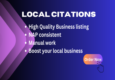 I Will Build 100 Local Citations and Directory Submissions for Local SEO