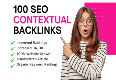 100 White Hat SEO Backlinks DA 70+