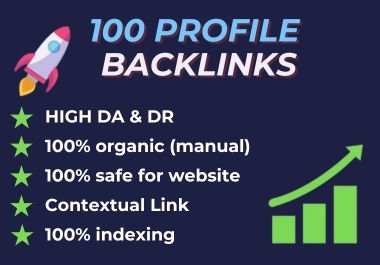 I will do manual high DR profile backlink for SEO and Link Building