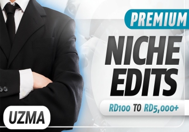 Powerful Curated Niche Edit Link Insertions RD200+