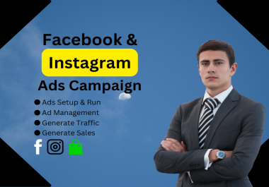 I will setup Facebook meta ads campaign,  Instagram ad for lead sales