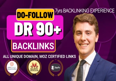 50 High Value DR 90 DA 90-100 Backlinks SEO Excellence Gateway