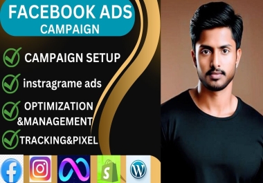 I will be to run Facebook ads campaign or run meta advertising Instagram ads